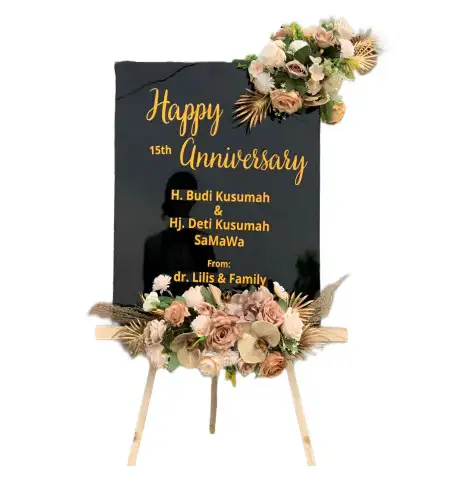 Papan Bunga Akrilik Antasan Kecil Timur