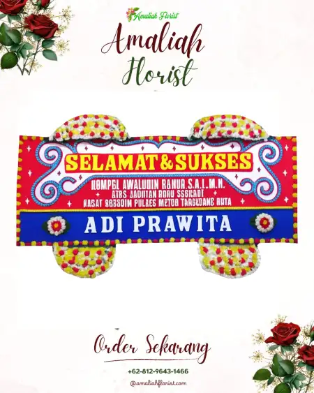 Papan Bunga Ucapan Selamat Antasan Kecil Timur